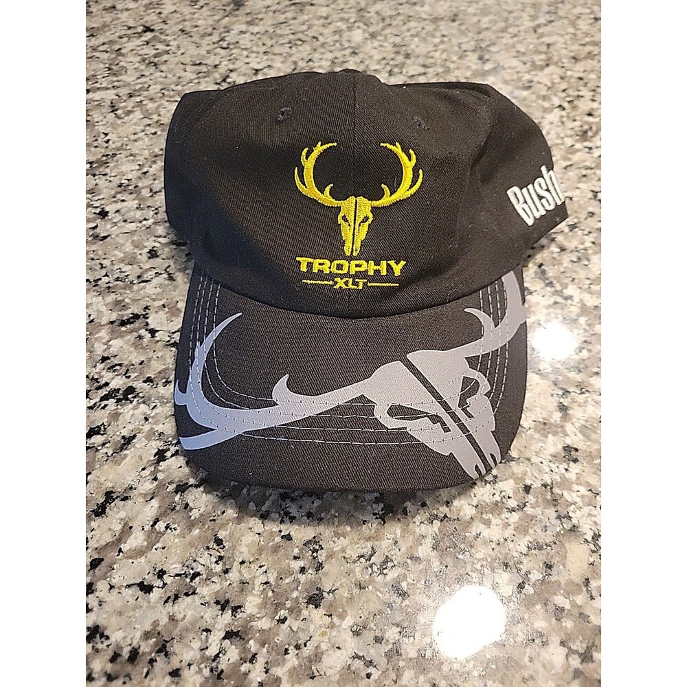Bushnell Trophy‎ XLT Hat Black Adjustable Hook & Loop Back Cap - Picture 4 of 4